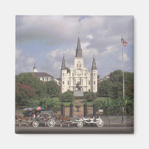 Jackson Square New Orleans Refrigerator Magnet