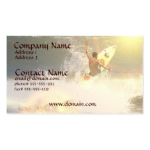 Jaco Surfer Business Card