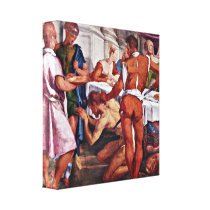 Jacopo Bassano - Beheading of John the Baptist Stretched Canvas Print