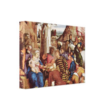 Jacopo Bassano - The Adoration of the MagiJacopo B Gallery Wrap Canvas