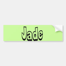 Jade Bumper Stickers