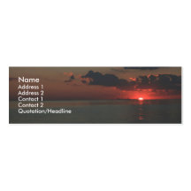 Jade Sunset Business Cards
