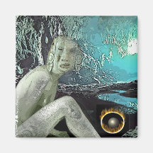 jaded bruxa fridge magnet