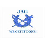 Jag We Get It Done Postcard