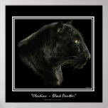 JAGUAR, BLACK PANTHER Big Cat Art Print