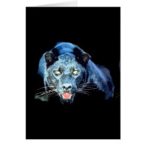 Jaguar - Black Panther Greeting Cards