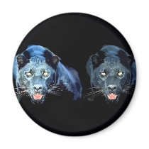 Jaguar - Black Panther Magnets