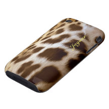 Jaguar Fur Big Cat Wildlife iPhone Case Tough iPhone 3 Cases