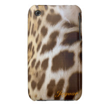 Jaguar Fur Big Cat Wildlife iPhone Case iPhone 3 Case-Mate Cases