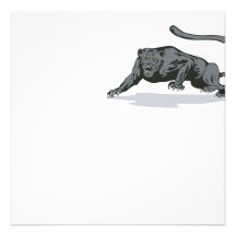 Jaguar Prowling Personalized Invitations