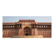 Jahangiri Mahal Red Fort Agra India Full Color Rack Card