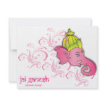 Jai Ganesh Elephant Designs invitations
