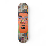 jai tanju "just keep going" board chip art 5 skateboards