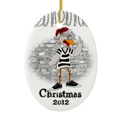 Jailbird Christmas tree ornament