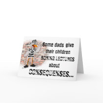 Jailbird greeting card: Father's Day