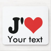 J'aime Mouse Pad