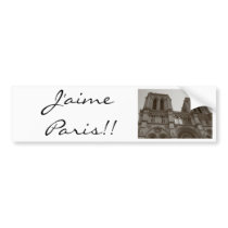 J'aime Paris Bumper Sticker
