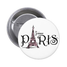 J'aime Paris Button
