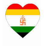 Jain Flag Heart t-shirts
