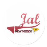 Jal New Mexico City Classic Sticker