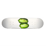 Jalapeno Pepper Two halves green pepper design Skateboard Deck