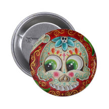 Jalapenos verdes pinback button