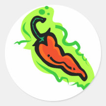 Jalepeno Round Sticker