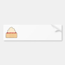 Jam and Cream Scone. Bumper Stickers