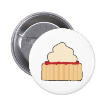 Jam and Cream Scone. Button