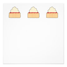Jam and Cream Scone. Personalised Announcement