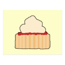 Jam and Cream Scone. Post Cards