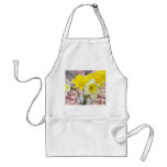 Jam Jar Vase Full Of Daffodils Aprons