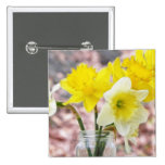 Jam Jar Vase Full Of Daffodils Pins