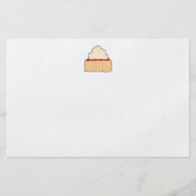Jam Scone with Cream Topping. Flyers