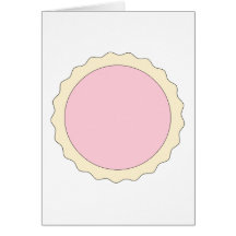 Jam Tart. Pale Pink. Card