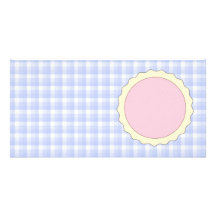 Jam Tart. Pale Pink. Custom Photo Card