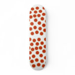 Jam Tart Pattern. Strawberry Red. Pies. Custom skateboards