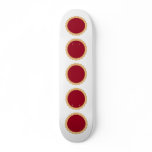 Jam Tart. Raspberry Red. Graphic Design. Custom skateboards