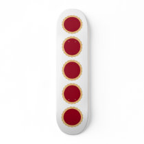 Jam Tart. Raspberry Red. Skate Board