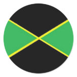 Jamacia Round Stickers