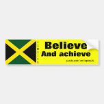 Jamaica believe slogan bumper stickers
