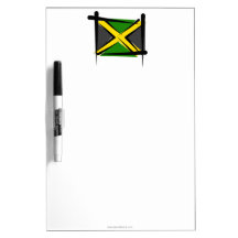 Jamaica Brush Flag Dry Erase Boards
