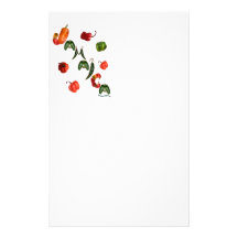 Jamaica Chilli Peppers Custom Stationery