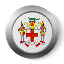 Jamaica Coat of Arms Pinback Button