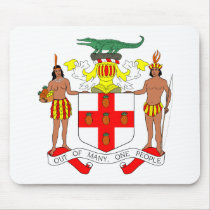 Jamaica Coat of Arms Mouse Pad