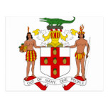 Jamaica Coat Of Arms Post Card