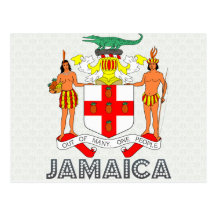 Jamaica Coat of Arms Post Card