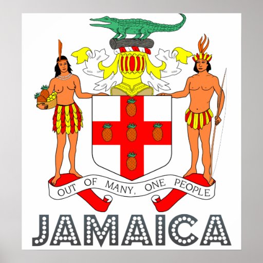 Jamaica Coat of Arms Print