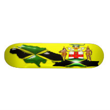 Jamaica Coat of Arms Skateboard