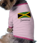 Jamaica Flag Design Dog Shirt
